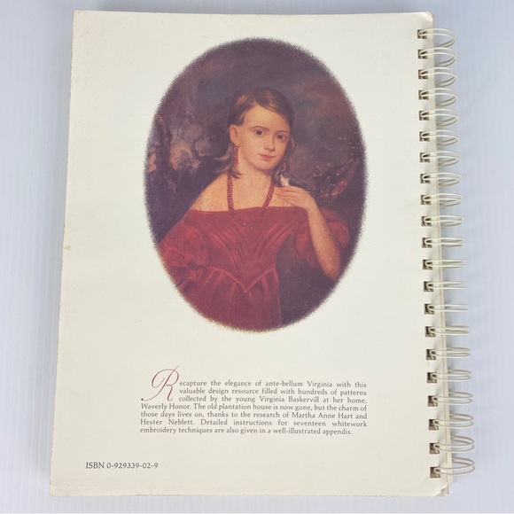 Wavery Honor A Workbook of Embroidery Design Book Softcover 1858 Sketch Patterns - Picture 2 of 11